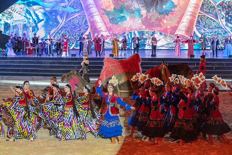 Театрализованного шоу посвятили тюркскому миру и культуре кочевников