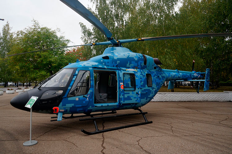 Одним из наиболее интересных образцов татарстанского производства, безусловно, стал вертолет «Ансат» производства «Казанского вертолетного завода»