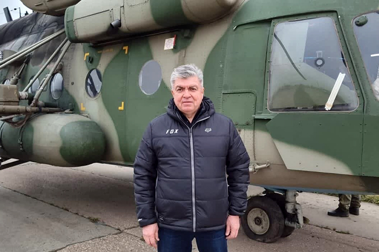 Наиль Магдеев побывал в воинской части в Белгородской области, где служат мобилизованные из Татарстана