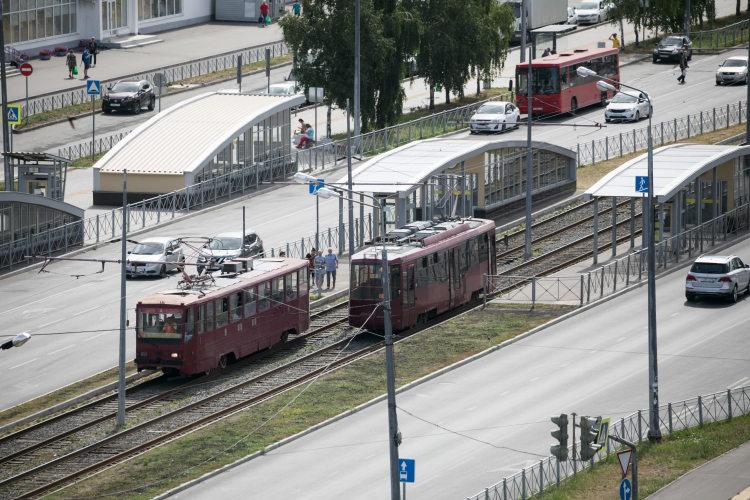 В Казани в этом году скорректировали трамвайную маршрутную сеть, длина которой выросла на 69% до 247 км, а число маршрутов вдвое — до 8