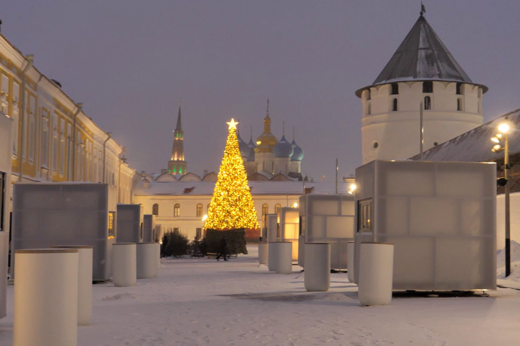 Главной новинкой сезона станет елка, которая впервые откроется в Казанском Кремле