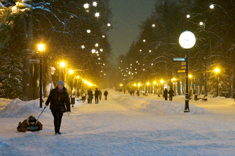 Во вторник, 20 декабря, новогодний сезон открывается в центральном парке культуры и отдыха им. Горького