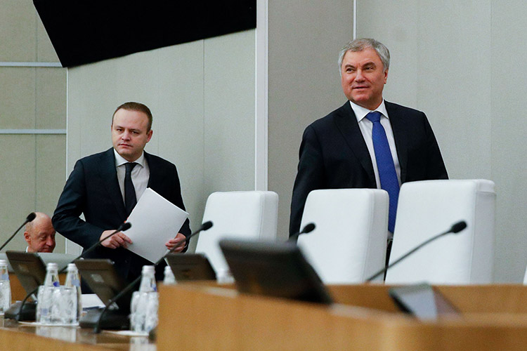 Вячеслав Володин (справа): «Мы с вами утверждали Ирека Энваровича в должности министра и, должны признать, не ошиблись»