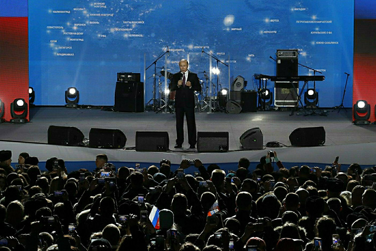 22 февраля в «Лужниках» планируется митинг-концерт с участием Путина