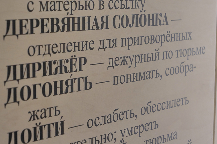 «Актуальность выставки в том, что этот словарь позволяет взглянуть на историю сталинских репрессий немного под другим ракурсом»