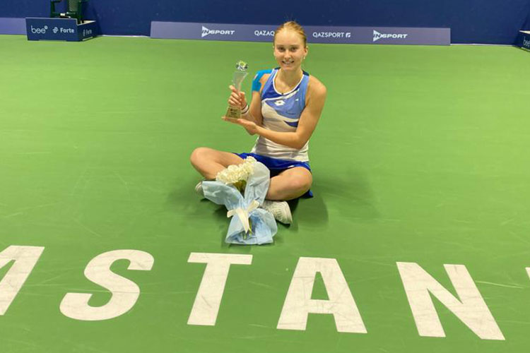 Накануне Полина Кудерметова победила в турнире серии ITF W40  в Казахстане
