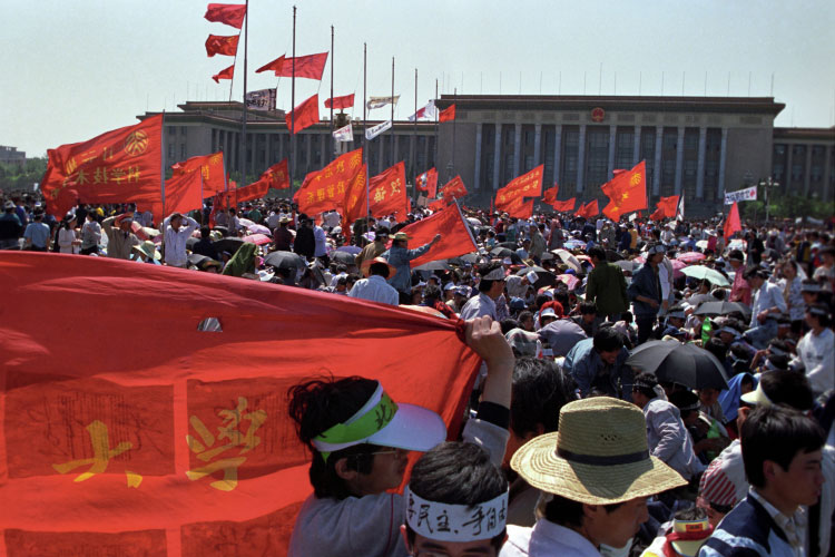 Акции протеста на площади Тяньаньмэнь в Пекине, Китайская Народная Республика, 1989 год