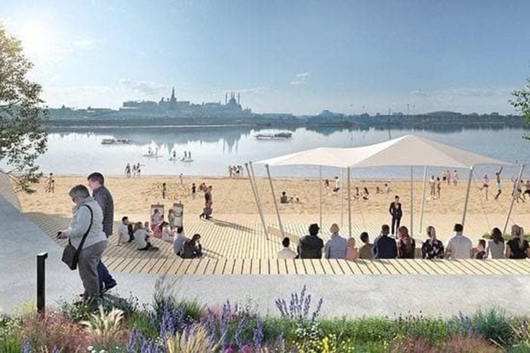 Как стало известно «БИЗНЕС Online», парк «Манзара» с пляжем на правом берегу Казанки не вошел в программу благоустройства в этом году