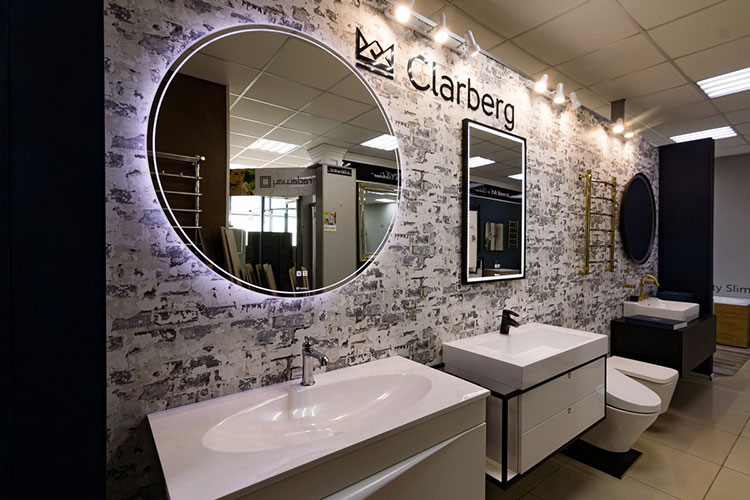 Только в «Аликанте» можно найти мебель для ванных комнат от Clarberg (Кларберг), которая известна своей эстетичностью и стилем — там можно найти все: от строгого минимализма до неоклассики и арт-деко