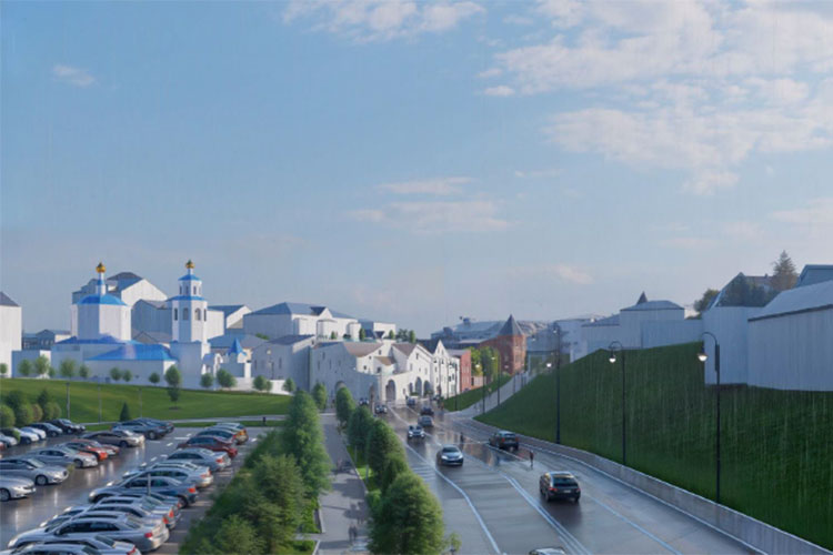 Новый музей логически укладывается в концепцию «Православного квартала» в центре Казани. Сроков строительства пока не называют