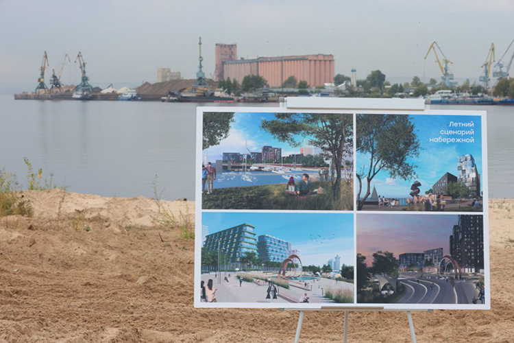 По задумке в «Новой Портовой» соединится жилье, общественные и культурные функции с выходом на берег Волги