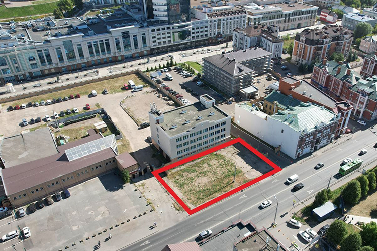 На месте существующей парковки по Островского, 51 построят многофункциональное здание для «Казэнерго»
