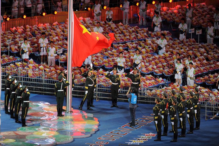 Кадр с церемонии открытия Универсиады-2011 в Шэньчжэне
