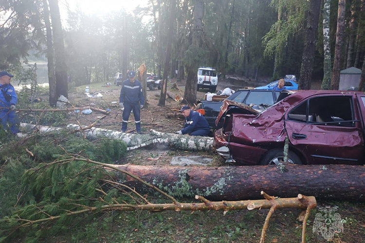 «В соседней Республике Марий Эл у озера Яльчик ураганный ветер повалил деревья на палатки. Несмотря на оперативную работу спасателей и помощь самих отдыхающих, 8 человек погибли»