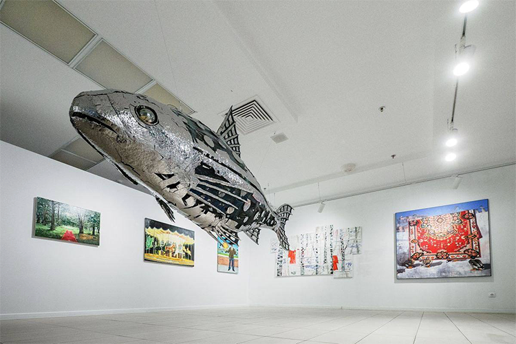«Рыба молчания» — скульптура-конструктор весом в 40 килограмм и почти 4 метра в длину»
