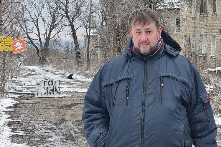 Алексей Барыкин недавно вернулся из прифронтового Лисичанска, где приступил к съемкам документального фильма о подшефном Татарстану городе