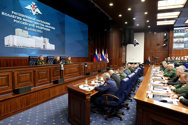 На этой неделе в Москве под руководством Верховного Главнокомандующего прошло расширенное заседание коллегии Минобороны России
