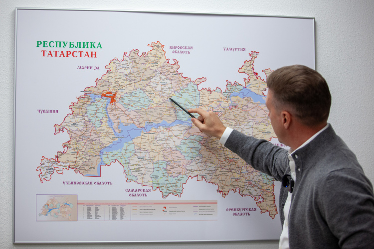 Сфера ответственности УК «ПЖКХ» — Казань и 21 муниципальный район на западе Татарстана