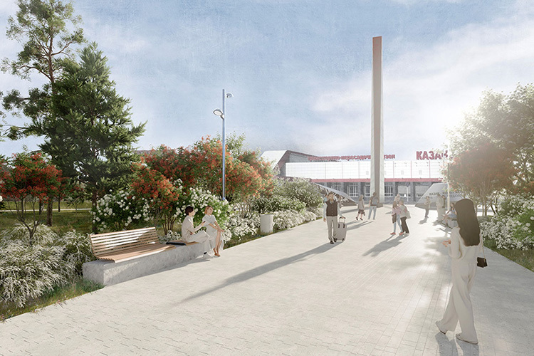 В планах восстановить у ЦУМа фонтан, рядом сделать выставочные и игровые площадки