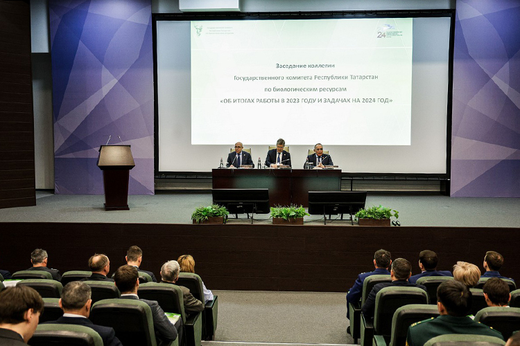 Итоги работы госкомитета РТ по биологическим ресурсам в 2023 году подвели накануне в Казани