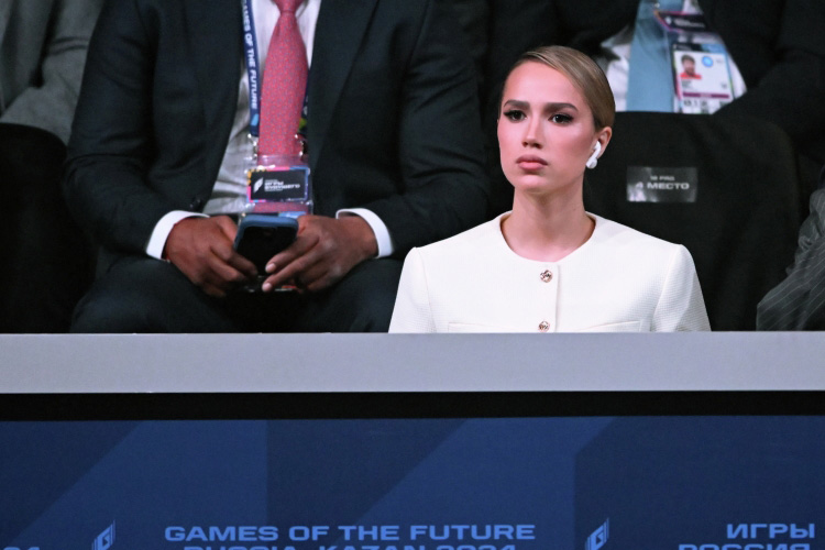 Алина Загитова перед началом торжественной церемонии открытия турнира «Игры Будущего»