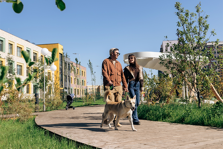 В «Светлой долине» куратором площадки для выгула собак стал тренер Акдуса — собаки президента Татарстана