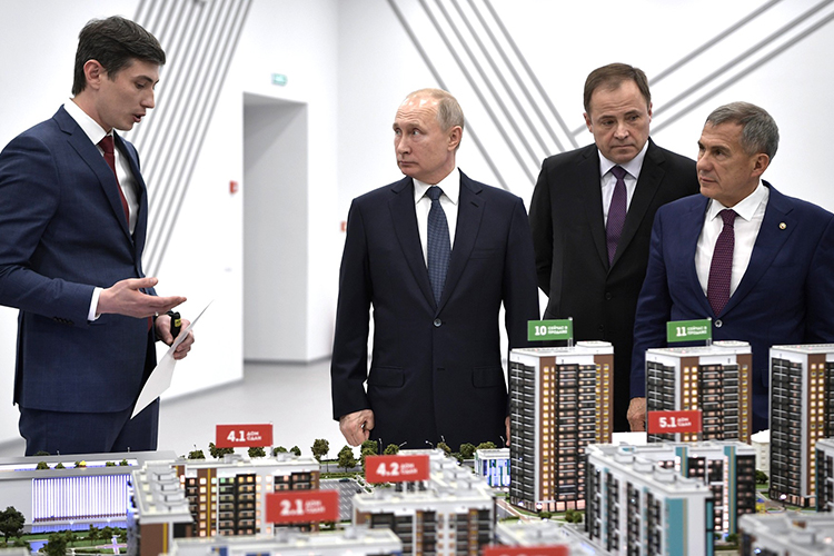 Путин в феврале 2019 в КЦ «Московский»