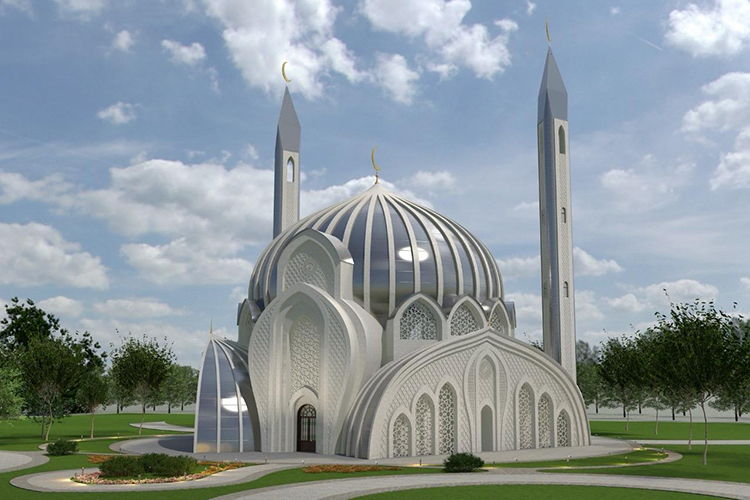 Одна из «фишек» мультифункционального комплекса — проект мечети, который специально для Татарстана отрисовала Ивлева