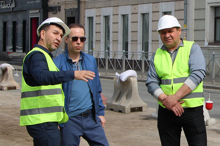 Сегодня Рустам Абдулхаков совершил первый объезд объектов ремонта и реконструкции