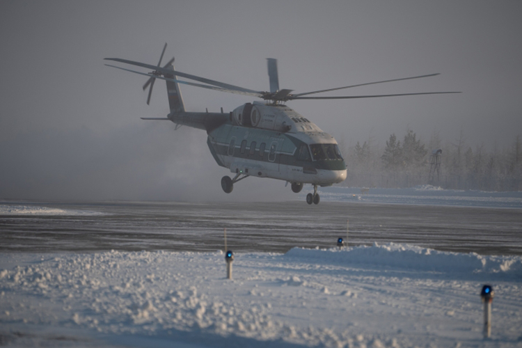 Сегодня Ми-38 должен показать себя в суровых северных условиях Фото: © Пресс-служба компании «Алроса», РИА «Новости»