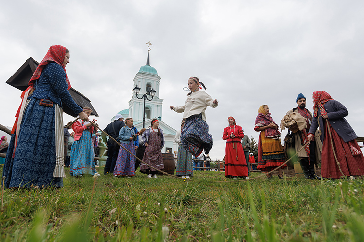 Те, кто решился приехать на традиционный всероссийский фестиваль русского фольклора не прогадали