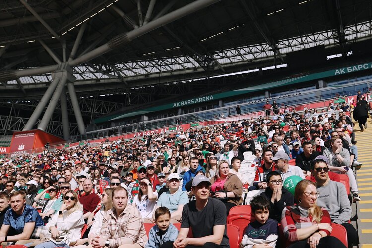 «Рубин» стал десятым по посещаемости среди всех 50 клубов