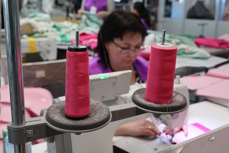 Производство текстильных изделий в апреле 2024-го упало по сравнением с апрелем 2023-го на 19,8%