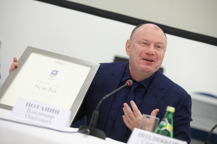 Владимир Потанин на презентации своей коллекции в 2019 году