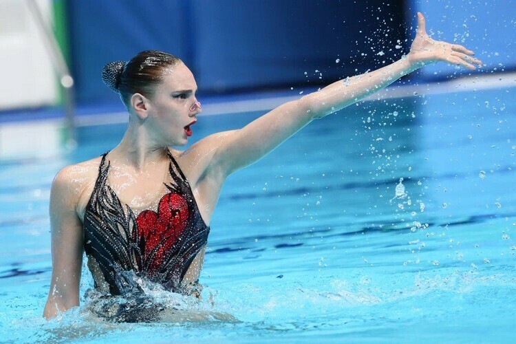 Главная звезда турнира по синхронному плаванию — Светлана Колесниченко