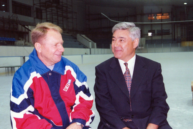Юрий Моисеев (слева) и экс-президент «Ак Барса» Фарид Мухаметшин
