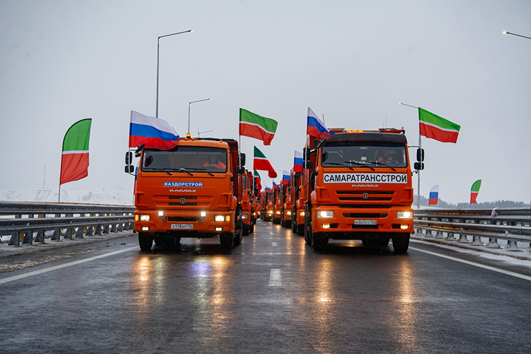 Накануне прошло открытие нового участка дороги М7 — в обход Нижнекамска и Челнов