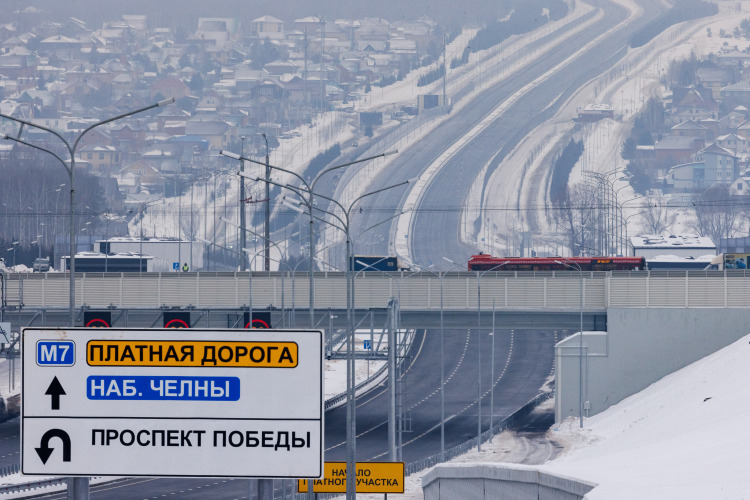 По первым платным дорогам Татарстана с 27 декабря проехали 139 тыс. автомобилей