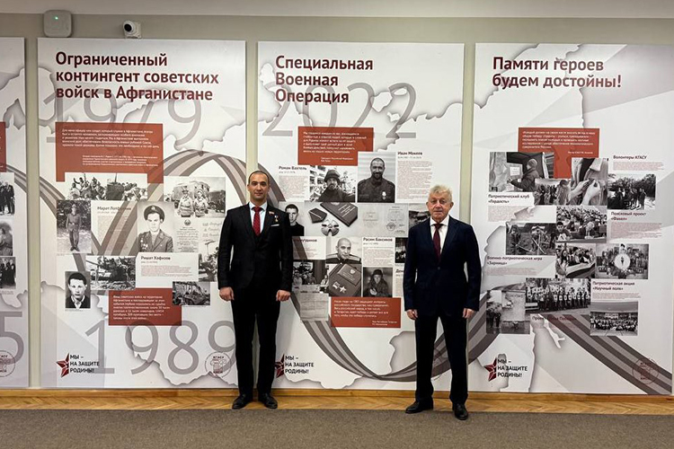 В декабре 2024 года в КГАСУ открыли мемориальную экспозицию «Мы — на защите Родины!»