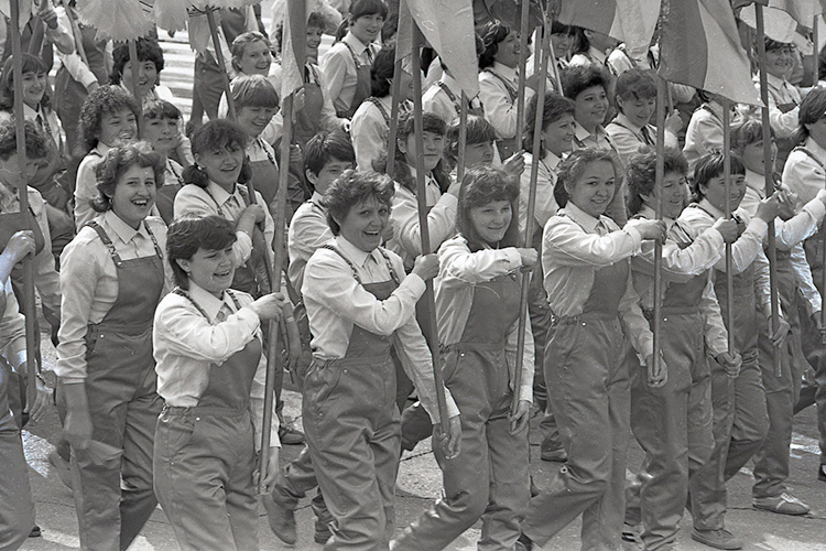 Первомайская демонстрация, 1995 год