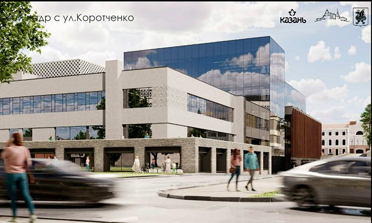 Один из фасадов будущего центра народных промыслов