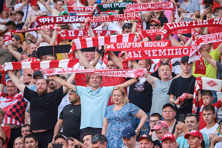Даже с Fan ID фанаты «Спартака» остаются самыми активными в российском футболе