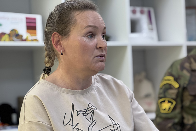 Руководитель молодежного центра «Ялкын», где развернут штаб, Ирина Михайлова