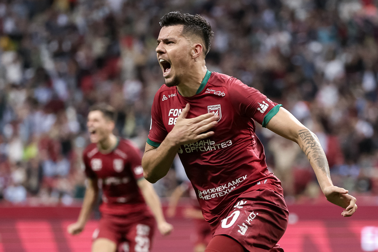 «Рубин» сыграл вничью с «Зенитом» 2:2 при счете 0:2 в первом тайме