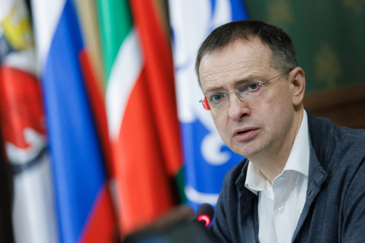 Союз писателей России с февраля 2025 года возглавляет помощник президента РФ Владимир Мединский
