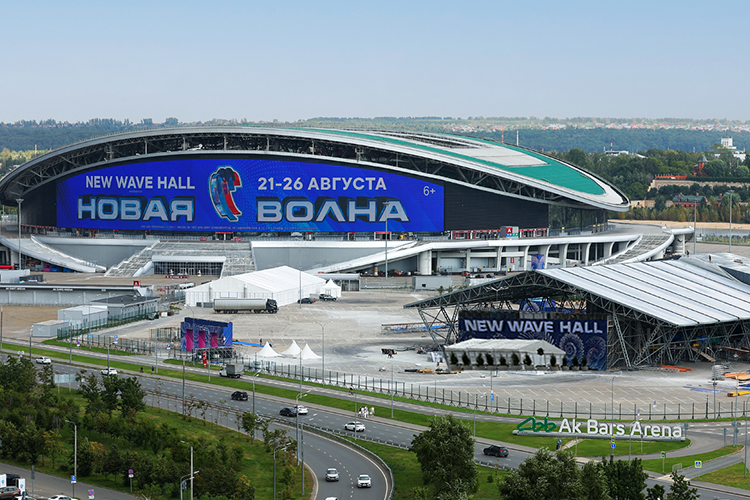 Концертный комплекс New Wave Hall на 2,8 тыс. мест собрали возле стадиона «Ак Барс Арена»