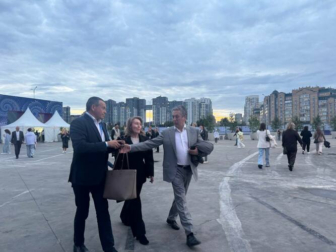 Наиль Маганов с супругой