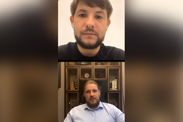 Руслан Пичугин (сверху) и Дмитрий Чечулин
