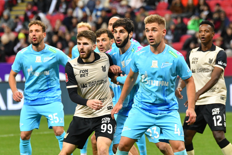 «Рубин» проиграл «Зениту» 0:1 в матче Кубка России