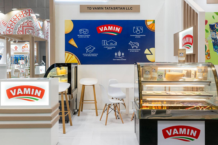 «Вамин» поставляет на экспорт всю линейку продукции компании. Наибольшим спросом пользуются сыры и сухая молочная сыворотка